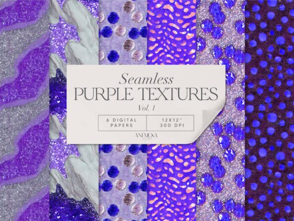 Download Purple Glitter Digital Paper Seamless - Seamless Collection