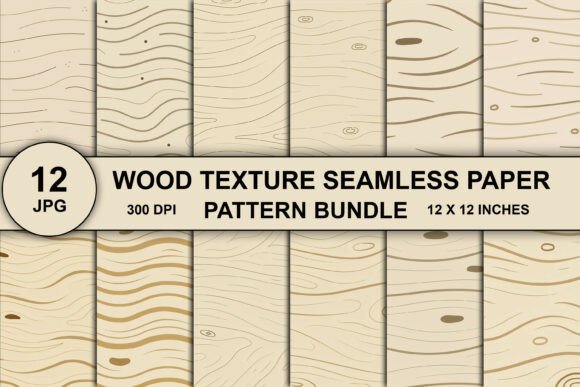 Download Wood Texture Seamless Pattern Bundle - Seamless Collection