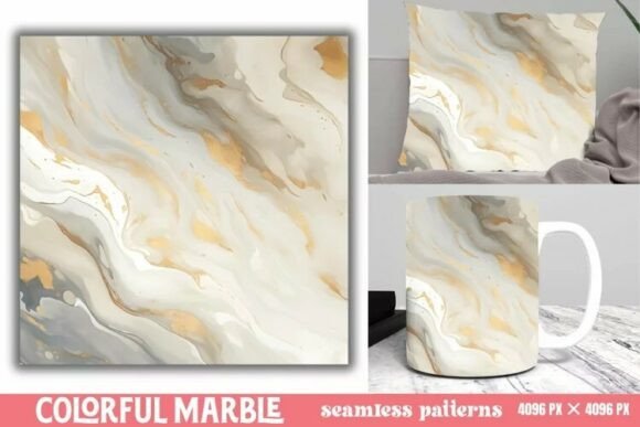 Download Colorful Marble Seamless Patterns - Seamless Collection
