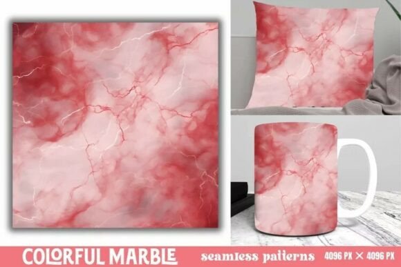Download Colorful Marble Seamless Patterns - Seamless Collection