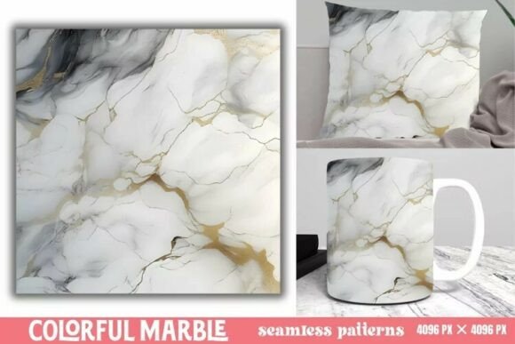 Download Colorful Marble Seamless Patterns - Seamless Collection