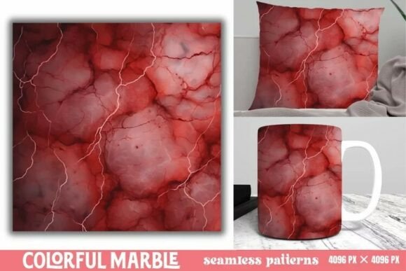 Download Colorful Marble Seamless Patterns - Seamless Collection