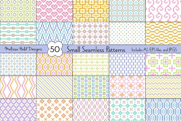 Download Small Seamless Geometric Patterns - Seamless Collection