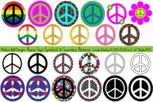 Download Peace Signs &amp; Seamless Patterns - Seamless Collection