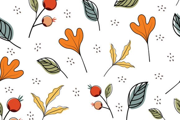 Download Bright Seamless Autumn Pattern - Seamless Collection